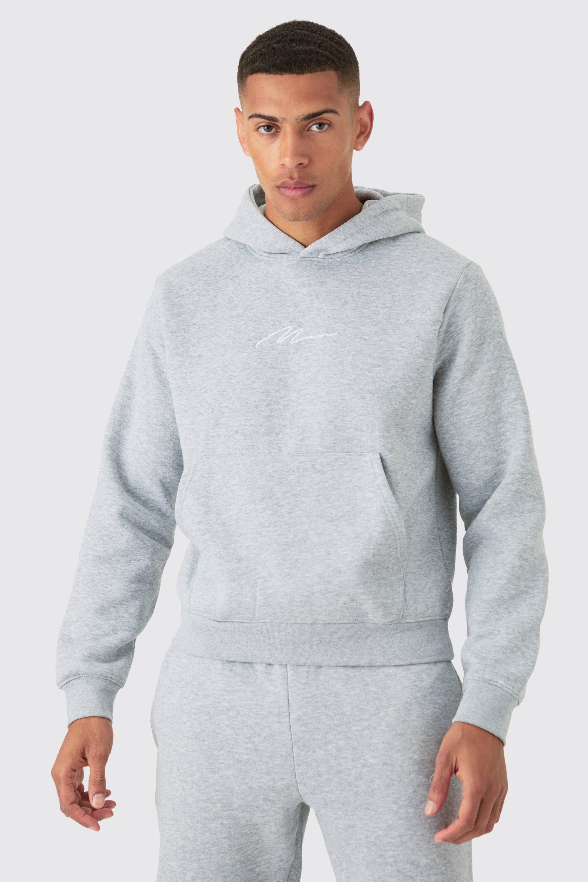 Boohoo man tracksuit grey outlet